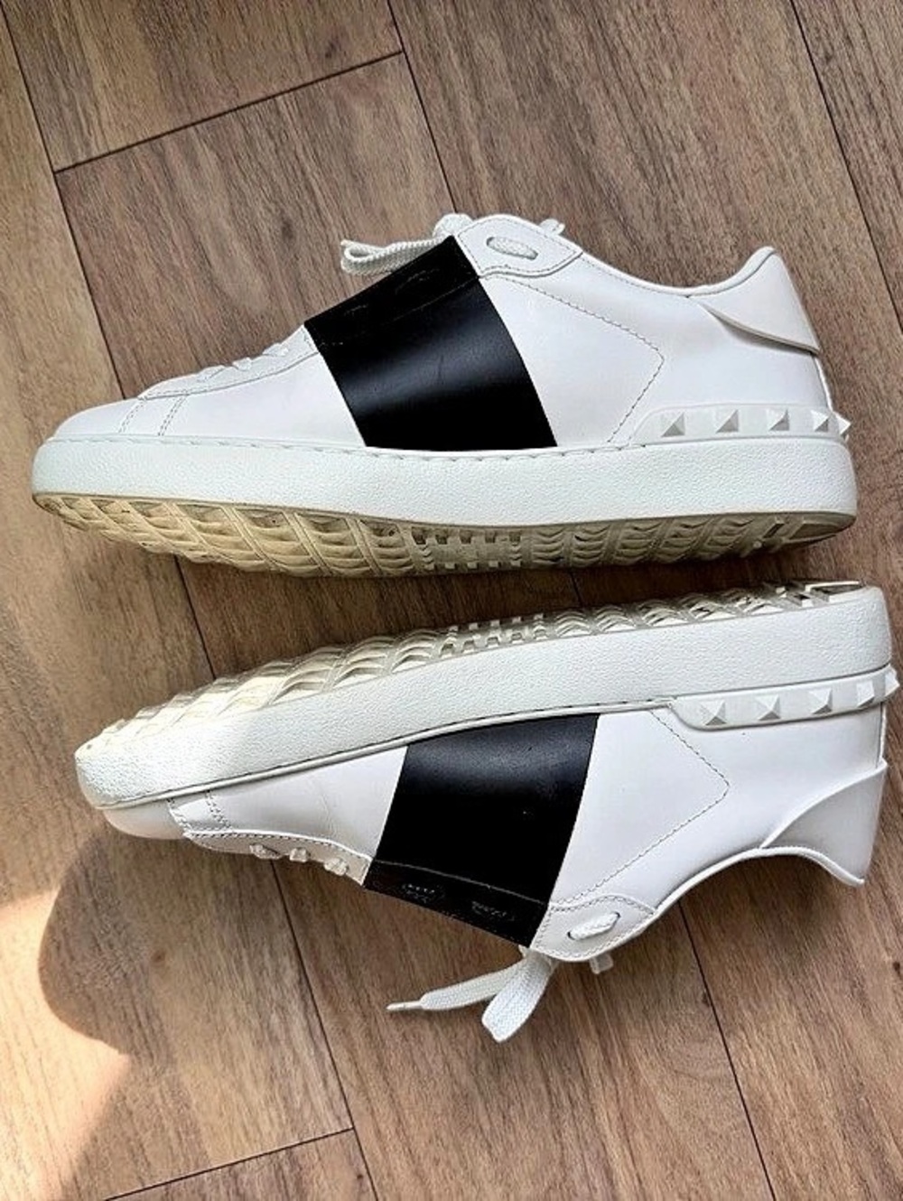 Valentino Garavani Open Sneakers – White/Black – Made in Italy